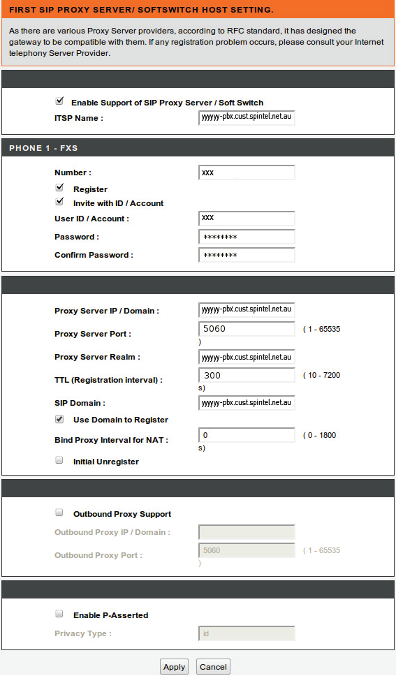 Dvg 7111s настройка voip