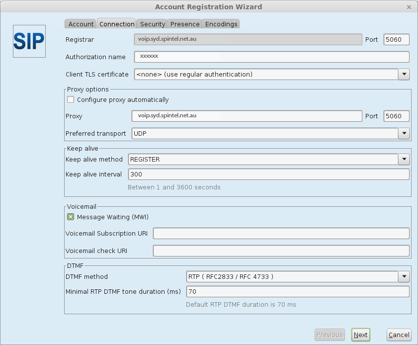 jitsi security configuration form
