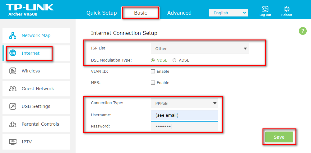 tp link modem